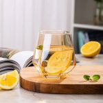 6pc hexagonal glass set