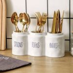 Ceramic cutlery Holder