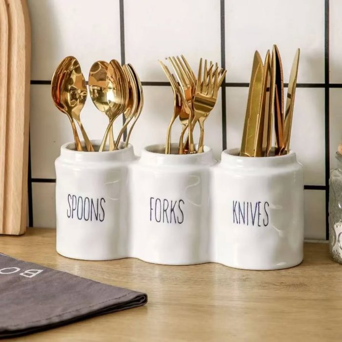 Ceramic cutlery Holder - Image 1