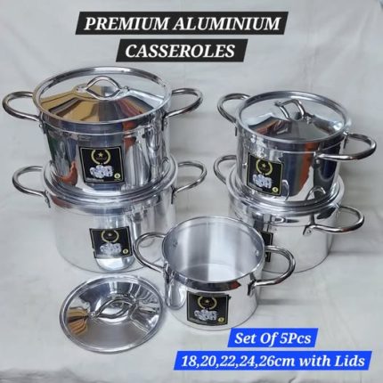 10pc aluminium cookware set