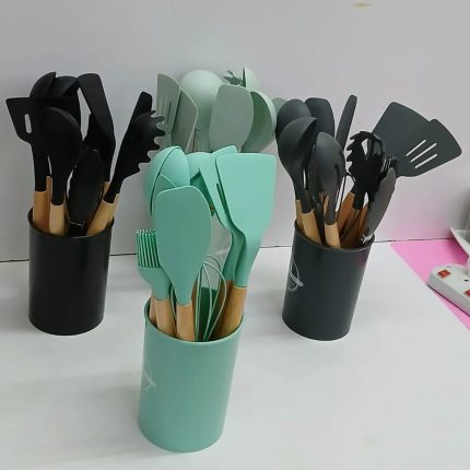 11pc silicone cooking tool set