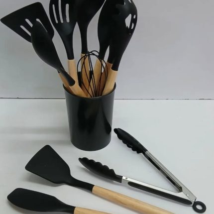11pc silicone cooking tool set