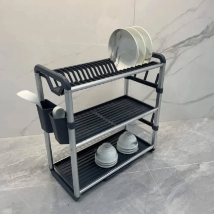 3 tier aluminium dishrack