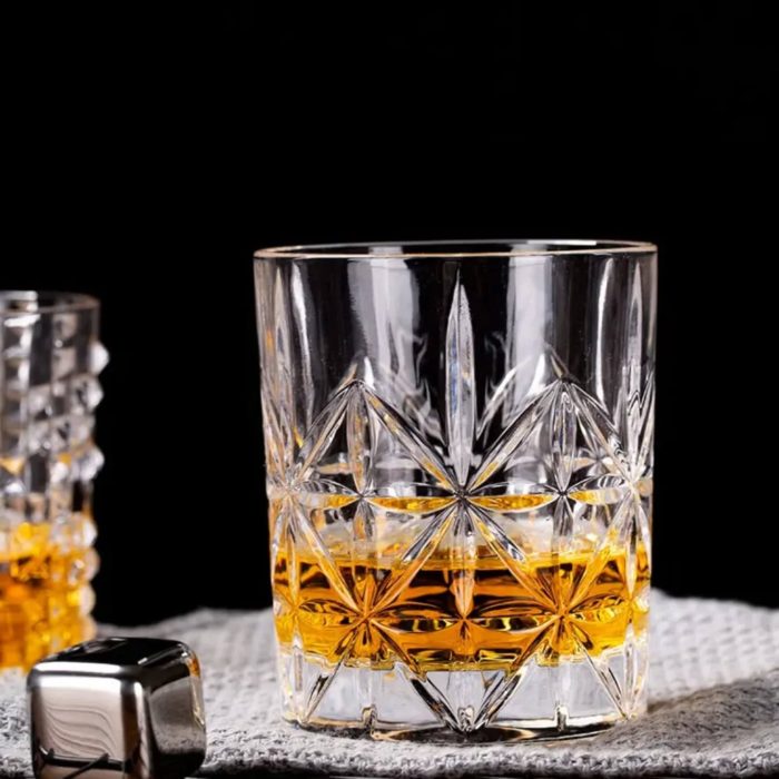 6pc crystal whisky glass set - Image 1