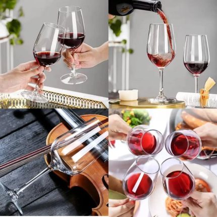 6pc wine glass set