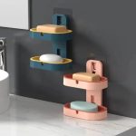 Double layer soap holder