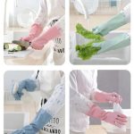 Long Silicone gloves, pair