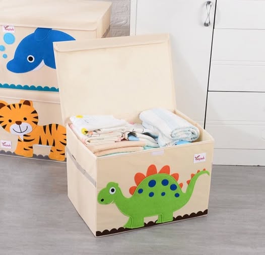 kids storage box with lid 2 Kids Storage Box with Lid - Image 1