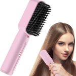 Rechargeable hair Straightener brush