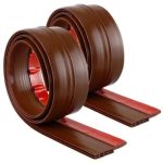 Silicone door sealing strip