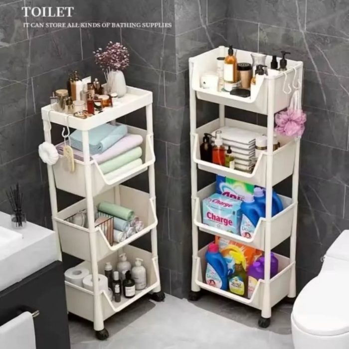 4 layer multipurpose trolley shelf - Image 1