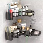 2pc bathroom organizer set