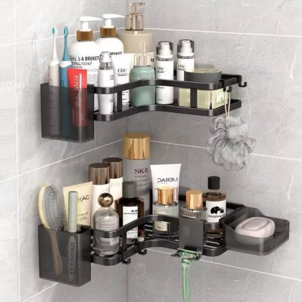 2pc bathroom organizer set