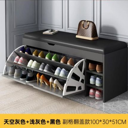 Entryway shoe rack