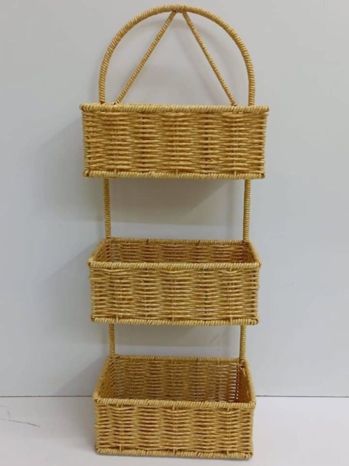 Rattan shower caddy - Image 1