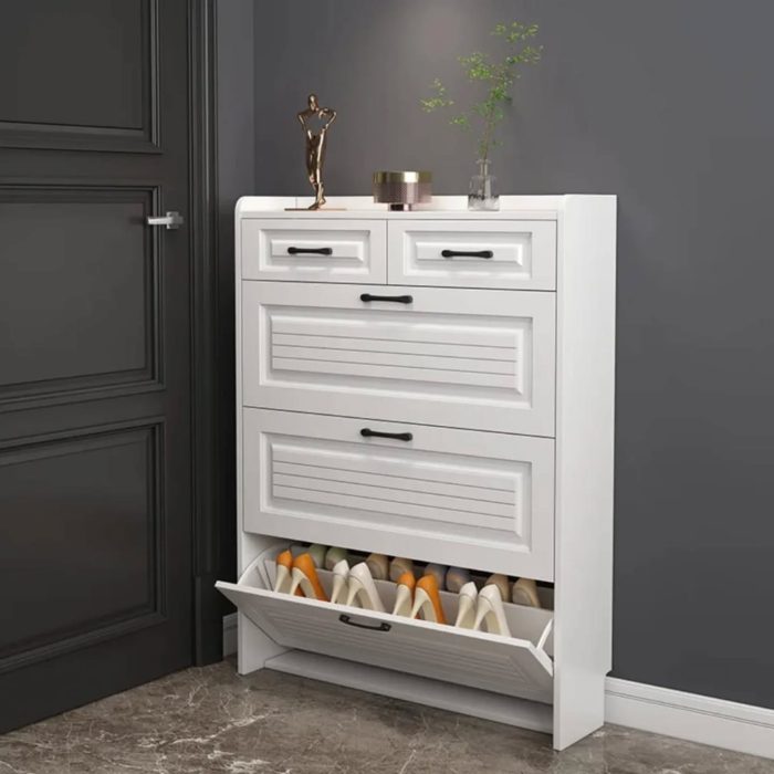 Bucket flip shoe rack - Image 1