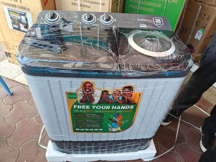 Syinix twin tub washing machine 10kg - Image 1