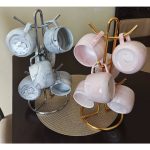 6pc pot mug set