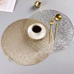 6pc round table mat set