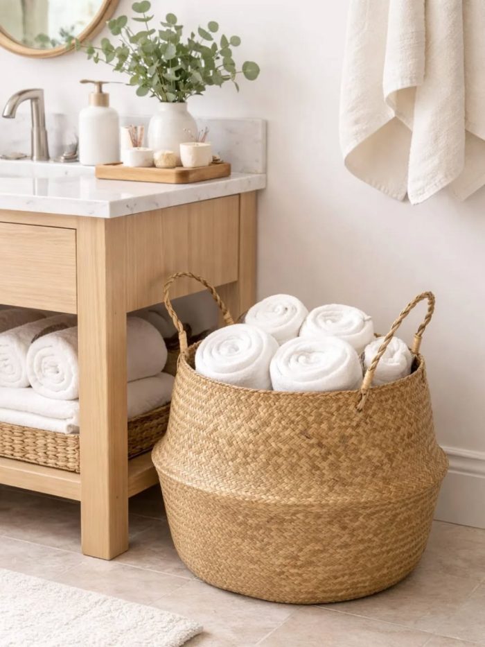 631846667_18453024793099265_4733026948355740737_n Rattan storage basket - Image 1