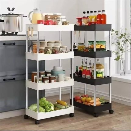 Multipurpose storage rack with wheels