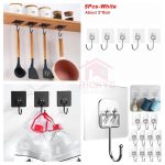 5pc wall hook set