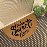 Semicircle door mat