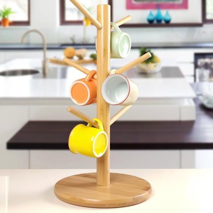 Bamboo cup holder