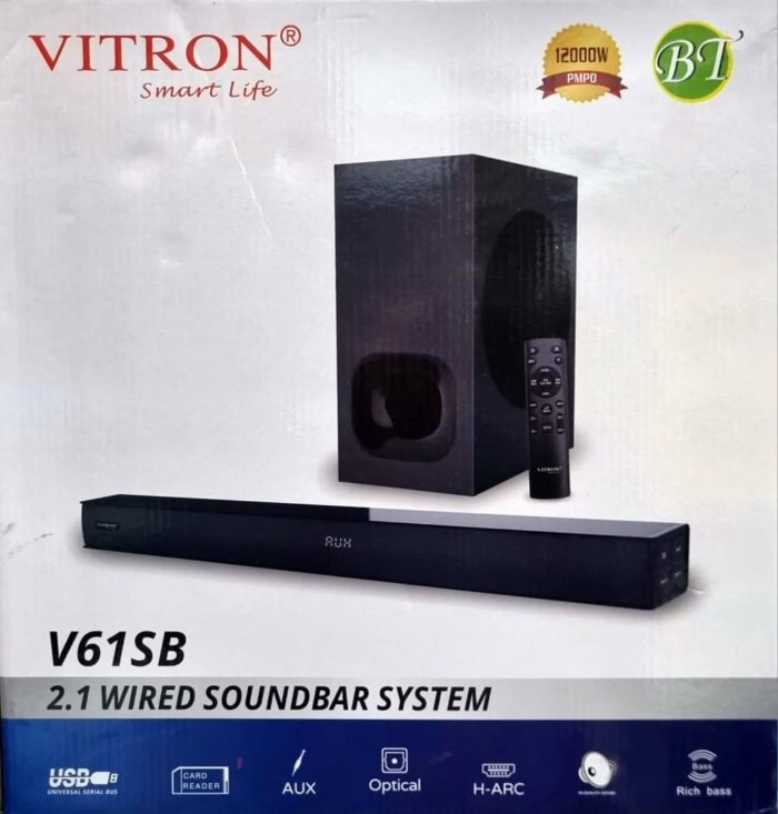703467547_18470528884099265_1939072054239706952_n Vitron sound bar v61SB - Image 1