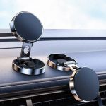 Magnetic car phone holder