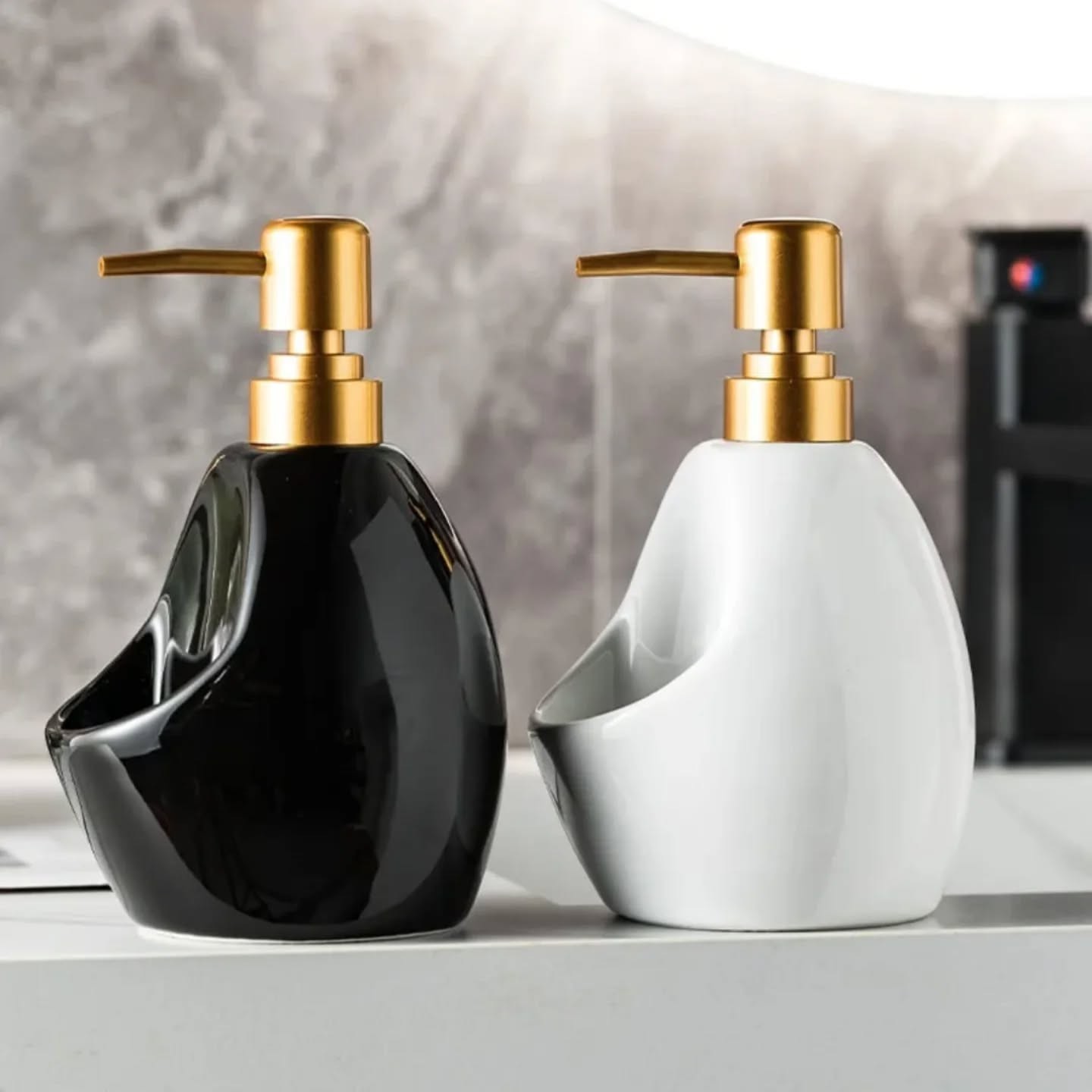 671784217_18465620860099265_7990607731670889036_n Ceramic Soap Dispenser with Sponge Holder - Image 1