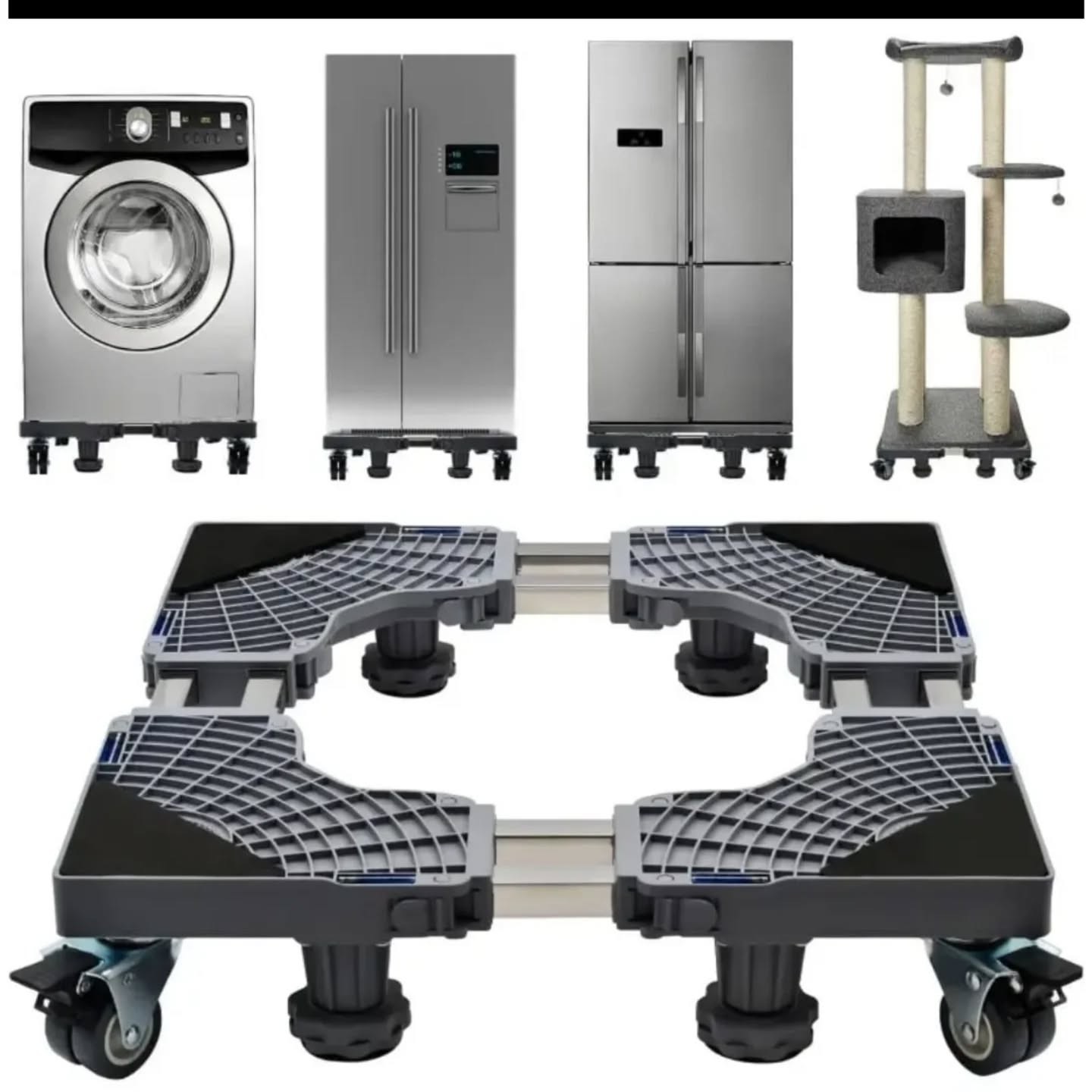 702670261_18470466298099265_5489823312688135120_n Heavy duty fridge base stand - double rail - Image 1