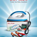 Portable solar ironing box