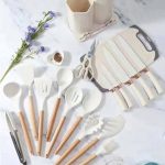 19pc silicone cooking tool set