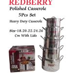 10pc heavy duty aluminium cookware set