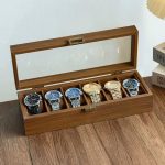 6 slot watch storage box