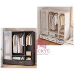 Heavy duty wardrobe with drawers