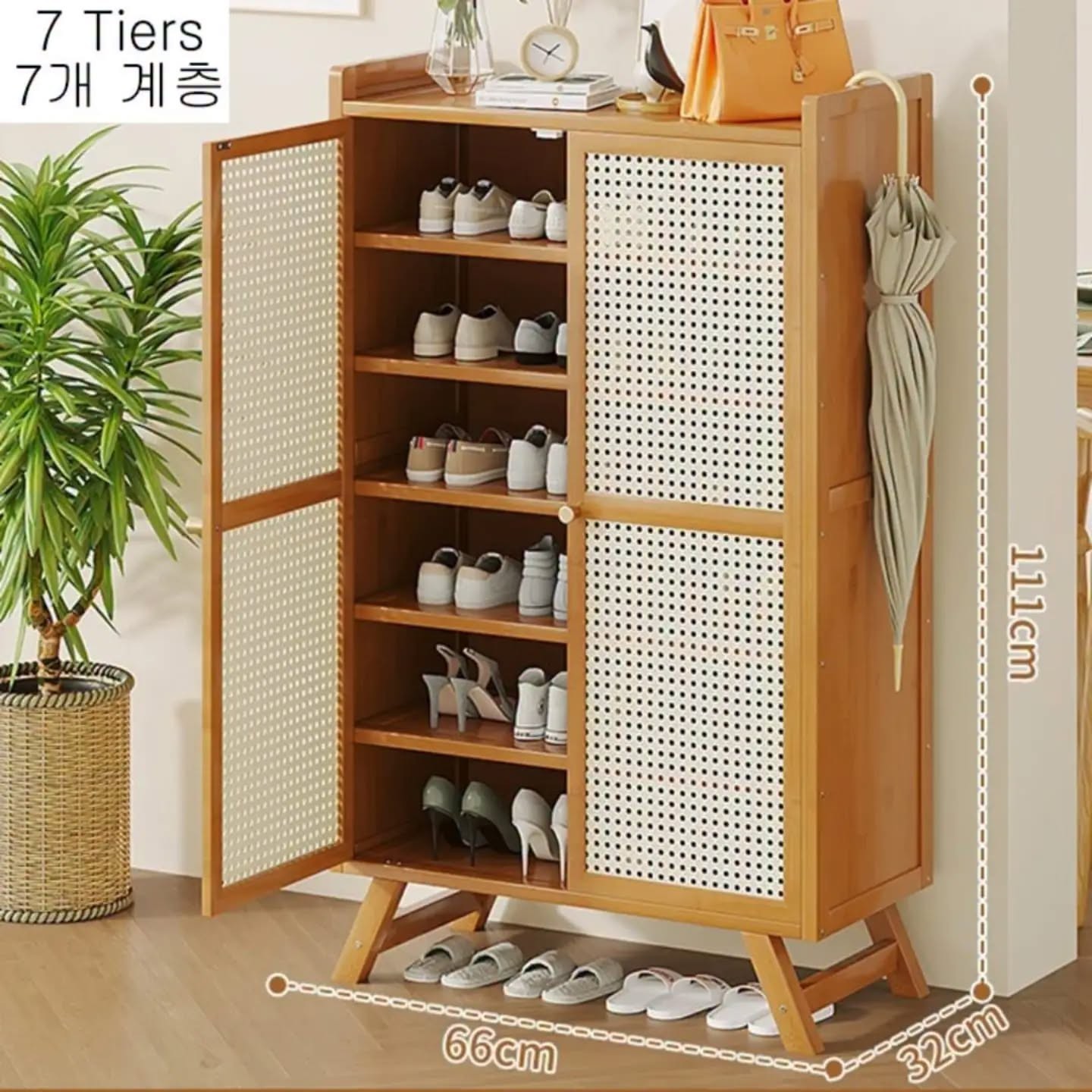 735608513_911068048675961_593040653695095711_n Rattan shoe rack - Image 1