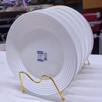 6pc luminarc dinner plate set 10.5"