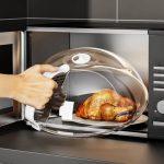 Acrylic microwave food cover