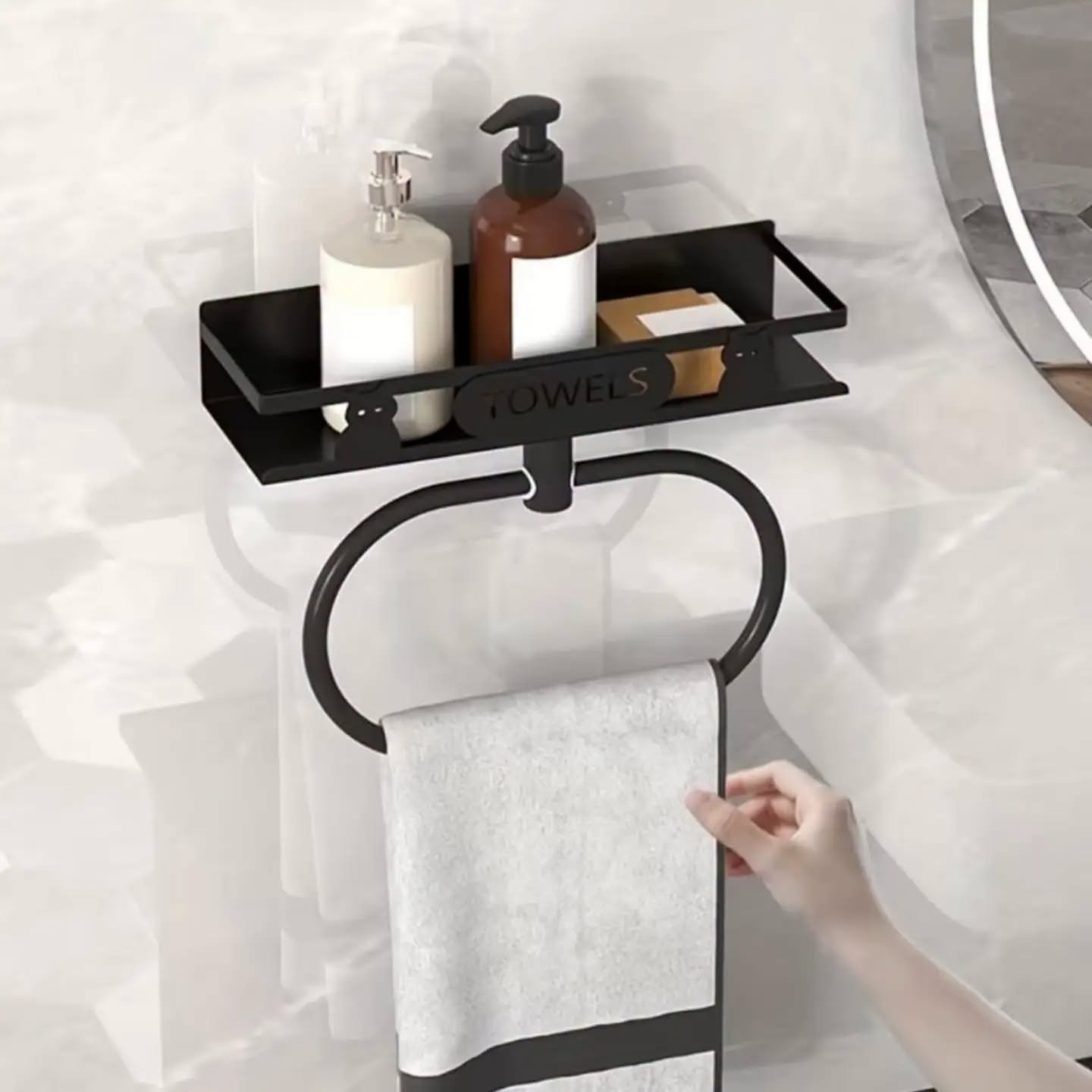759964936_28016590001287390_2928049941008711954_n Bathroom towel rack and shelf - Image 1