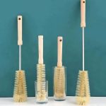 4pc long bottle cleaning brush set