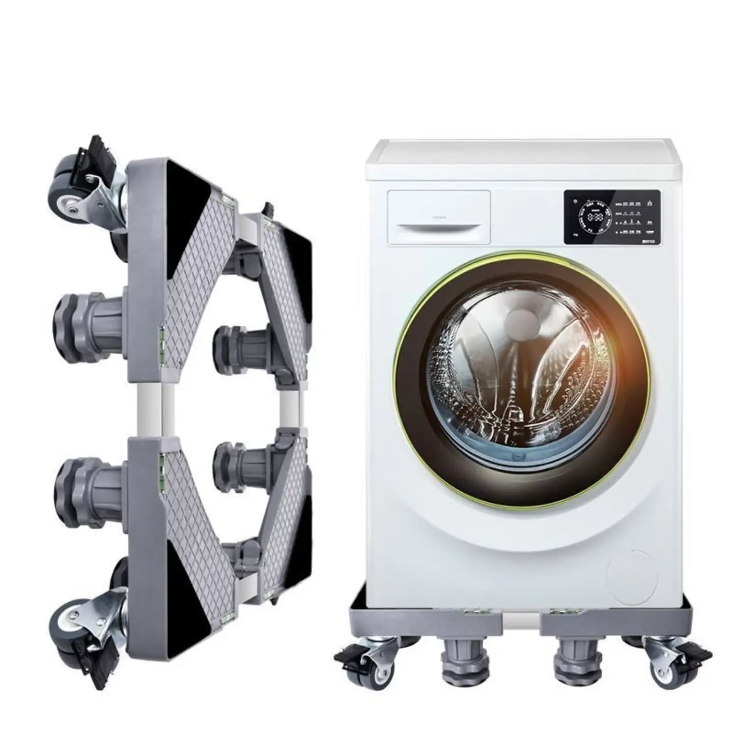 763226482_18485288539099265_7017077503623473449_n Heavy duty fridge base stand/ washing machine base stand - Image 1
