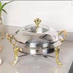 Round chafing dish
