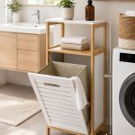 Multifunctional laundry and storage cabinet