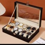 12 slot watch storage box