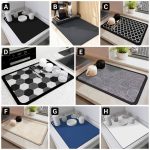 Absorbent sink drainage mat