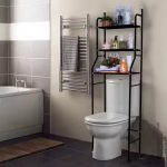 Over the toilet organizer stand
