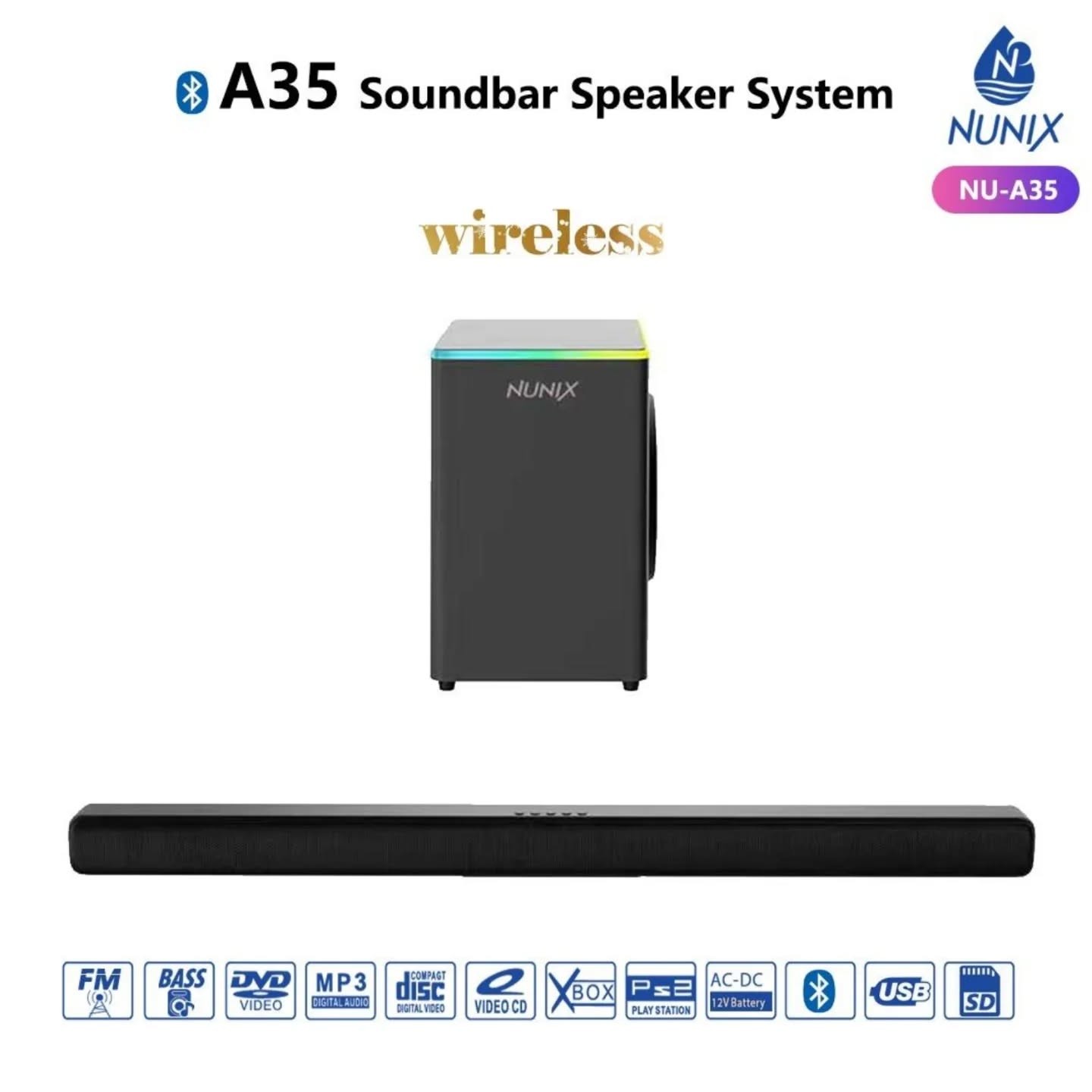 661756413_18462994513099265_5748481321830948824_n Nunix wireless soundbar NU- A35 - Image 1