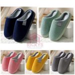 Soft plush indoor slippers